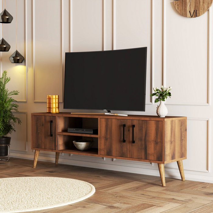 Hanah Home Soporte TV 1582 150 cm Nogal